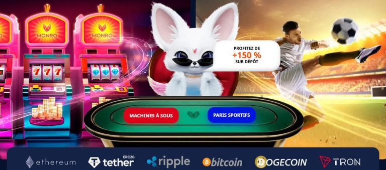 Monro Casino page accueil