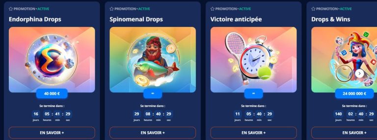 Monro Casino tournois